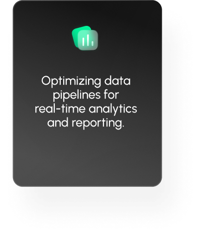 DevSavant data service description with black background and withe letters